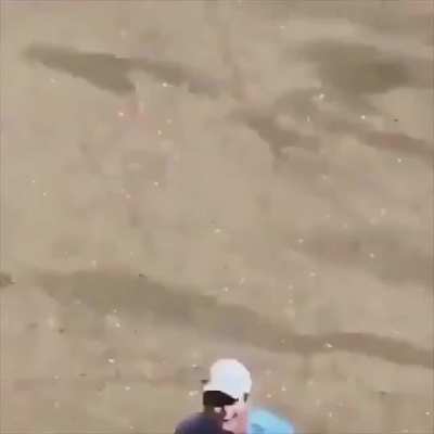 He missed the throw