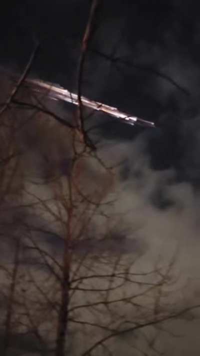 Обломки Falcon 9 над Портлендом