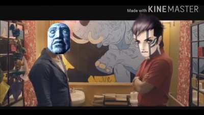 Naoki beats the moon to death