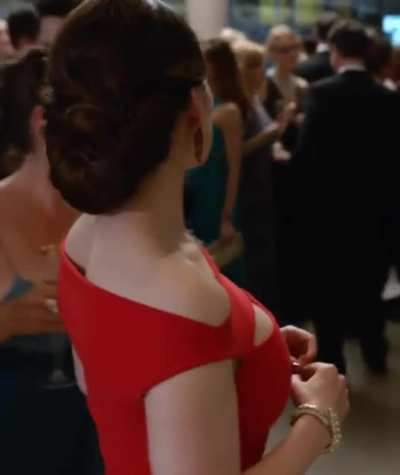 Lady in red