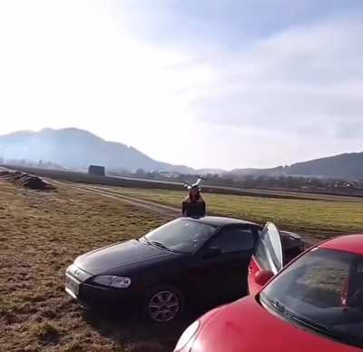 Plane crash narrowly avoided