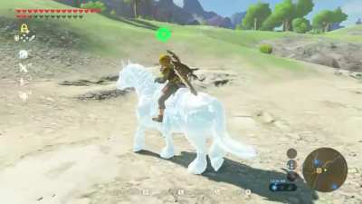 Ice horse!!&hellip;.pretty cool glitch