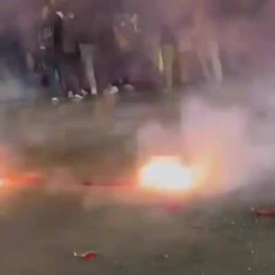Movie celebrating cultural : movie premiers, pouring disgusting liquids all over the streets Lighting fireworks, throwing food / trash on the floor.