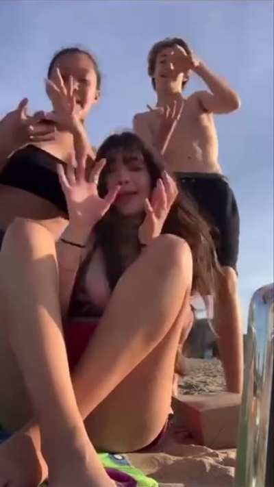 With friends
