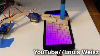 $12 shitty robot I made for the mrBeast &ldquo;Finger on The App&rdquo; challenge