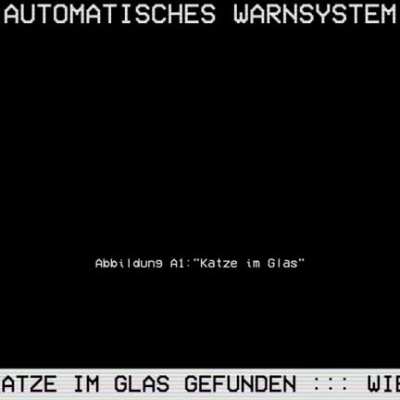 Katze im Glas