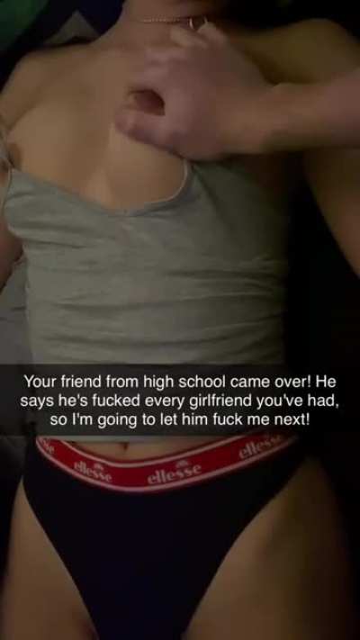 "Oh he was actually your bully? I didn't think he looked like the scrawny losers you hung out with."