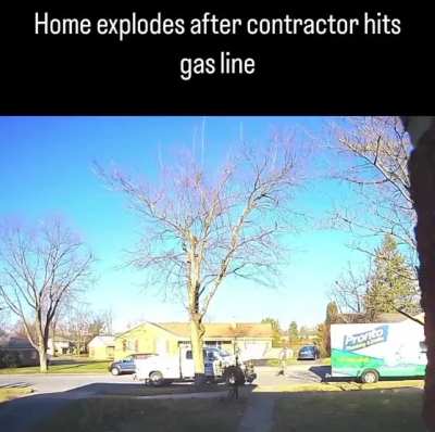 House goes boom