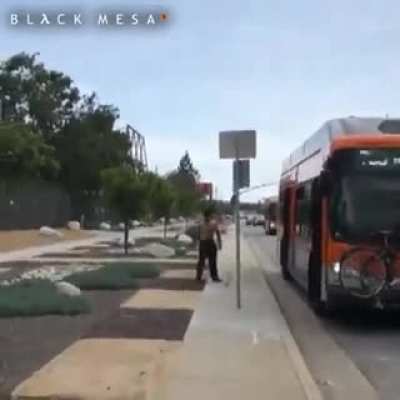 Man versus bus &amp;amp; friends