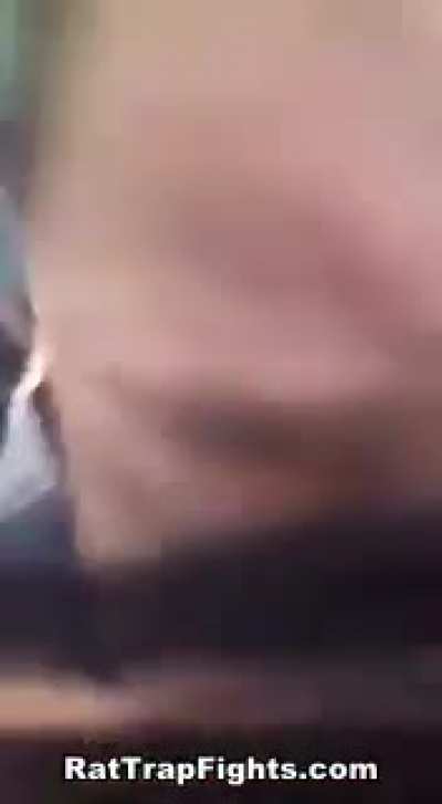 Girl losing a fight evens the odds by stabbing her opponent