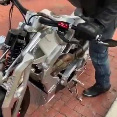 Cloud Strife&rsquo;s bike IRL - check out the Mako drum.