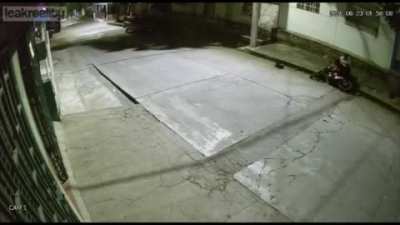 Robbers getting what they deserve.