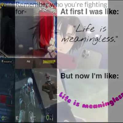 anime memes but i replaced them with payday2 images