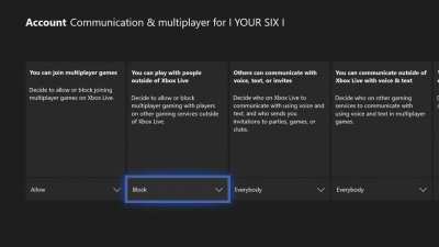 How to turn off crossplay on xbox for warzone.