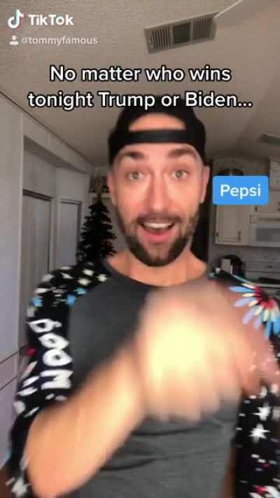 I want a Coke. And by Coke I mean Pepsi!