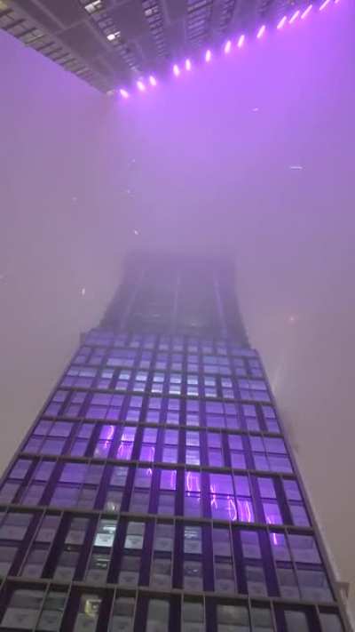Recorded this perfect aesthetic when it was foggy. Make sure you unmute for sound too.