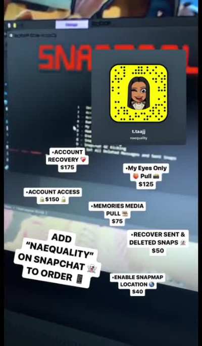 Need A Hacker Today? Well hit @naequality on snapchat to order hacks such as account access, recovery, my eyes only hacks &amp;amp; more! link in comments below!