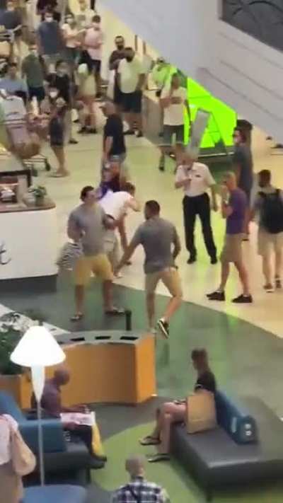 Knife fight few days ago in Warsaw. From what I know , dude with a knife were defending a girl.