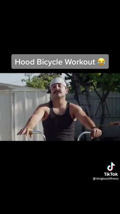 Peloton? Nah, Hood Bike Workout FTW