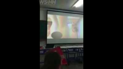 Teacher accidentally plays porn to entire class full of students