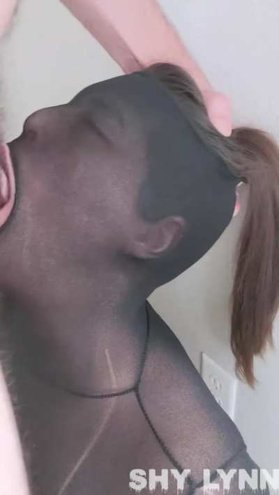 He used my throat like a fleshlight, I was so wet.