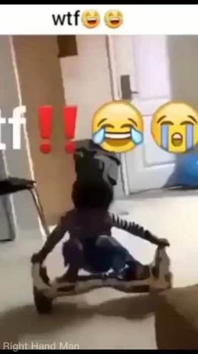 😀falling down the stairs😀