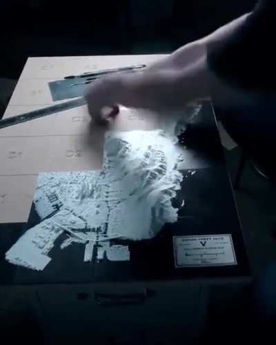 3D printed map of GTA game