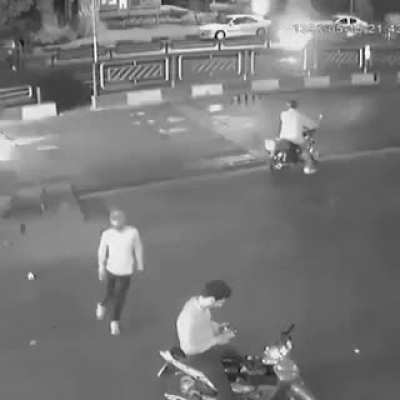 WCGW. Not today , it's not your lucky day !