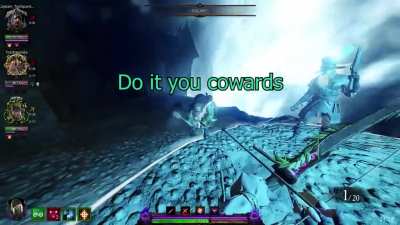 Do it you cowards, fucking won't!