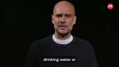 Pep Guardiola calling for a protest