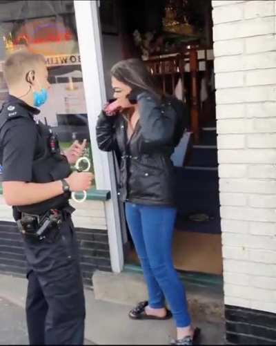 Two girls one Cop