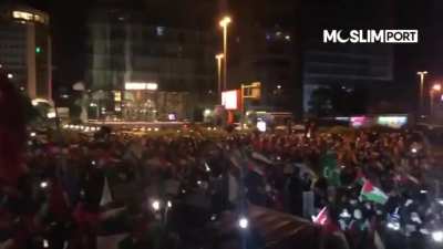 Pro-Palestinian Protests From Turkey-Istanbul