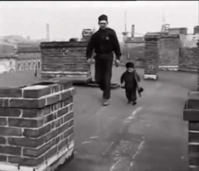 "Our grandparents lives were so much easier" -3 year old chimney sweep in 1933