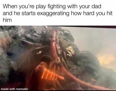 That’s one hellva swing you got there champ