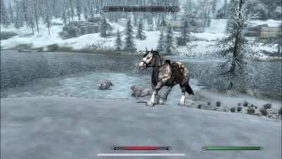 Michael Jackson&rsquo;s horse in my Skyrim save