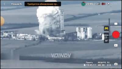 FAB hits &lsquo;PivdennoDonbaska #3&rsquo; mine tower in Vodiane, Donetsk region. Feb 2024