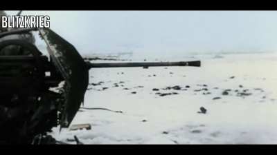 Flak 30/38 in Action near Kharkov 1943 [Short colorized clip]