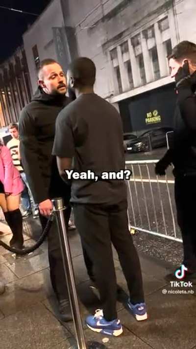 Racist security in Dublin, Ireland