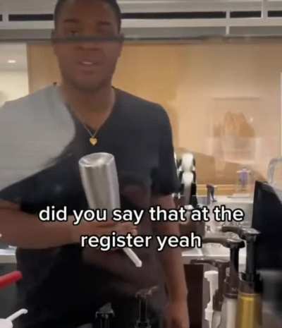 blursed barista