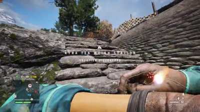 Knives? Guns? Bows? Nah, healing is the only way to liberate outposts