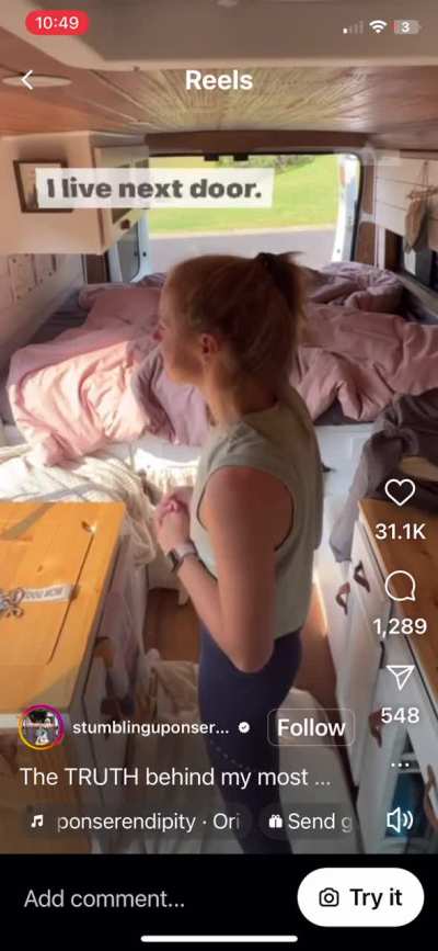 Rude &ldquo;Vanlife&rdquo; Woman