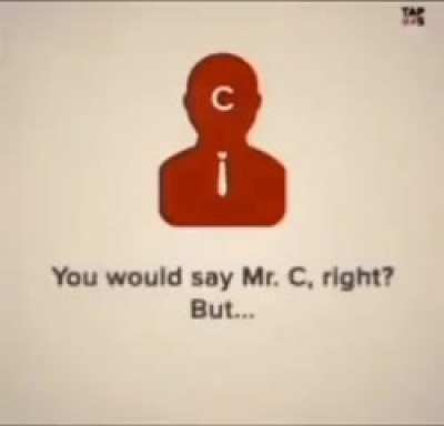 Who was it?