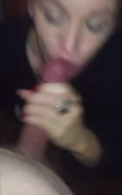 Soul snatcher takes cum in mouth and sloppy deep throat