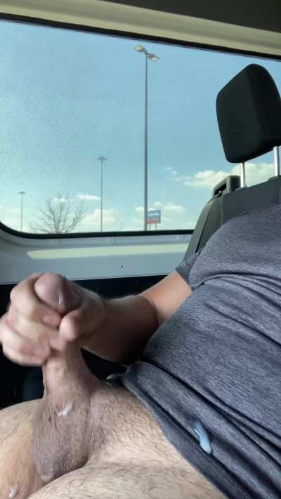 Backseat fun at Walmart