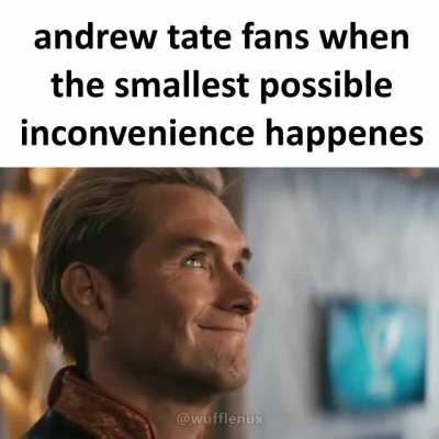 homelander is the average tate fan