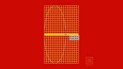 McDonald's logo. Surprisingly simple to construct.