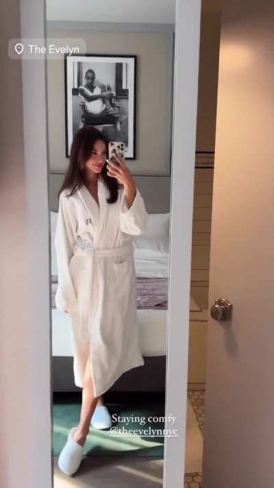 "Staying comfy"