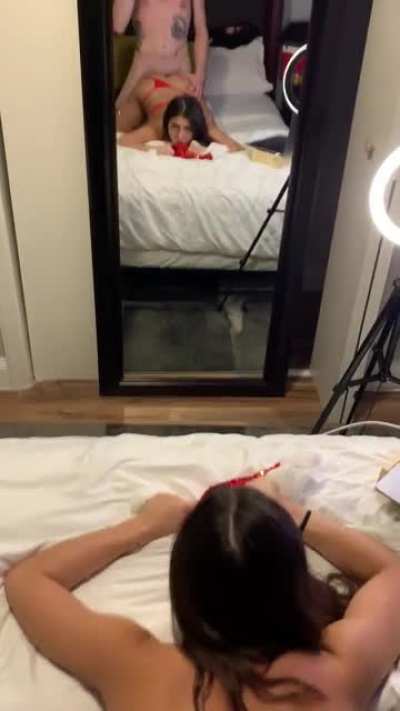 Doggy is hotter with a mirror 🥵 (OC)