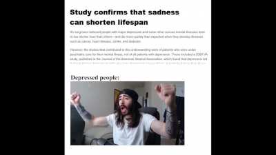 Depressed people winning!