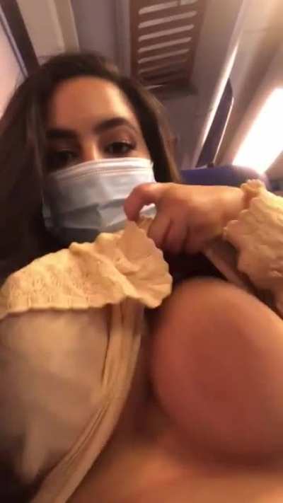 Would you suck on these titties if you sat next to me?